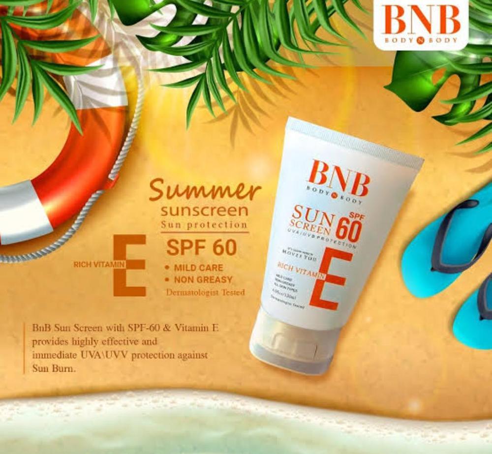 BnB Vitamin E Sunscreen SPF 60