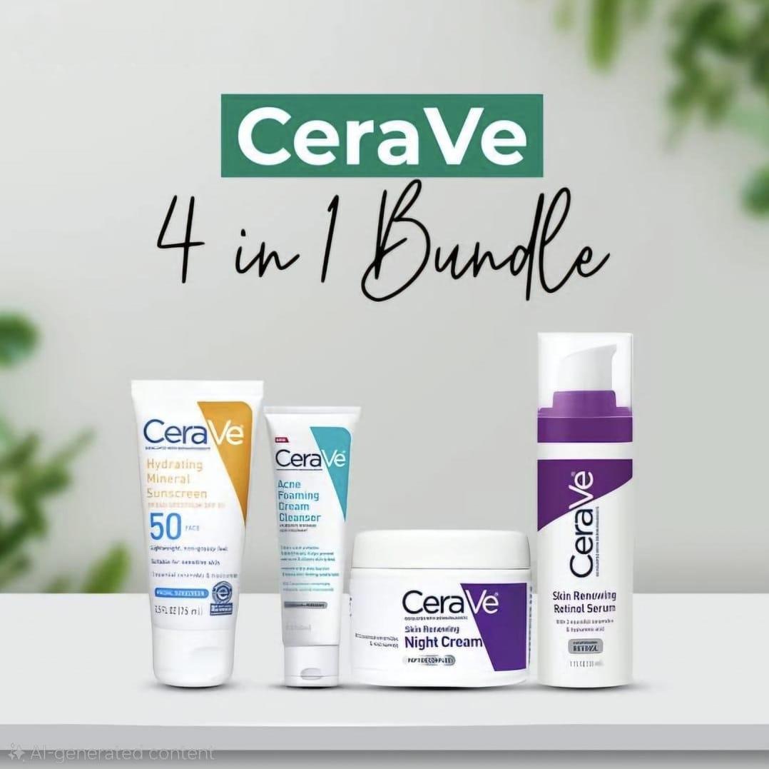 CeraVe 4-in-1 Advanced Skincare Bundle