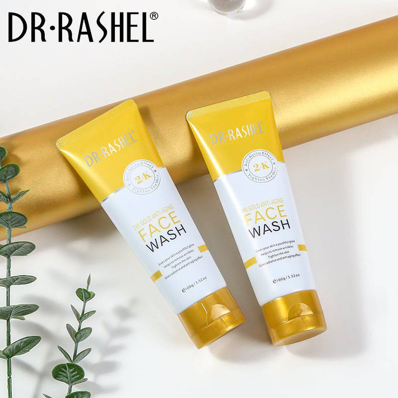 Dr. Rashel 24K Gold Anti-Aging Face Wash β Brighten & Lift (100g)