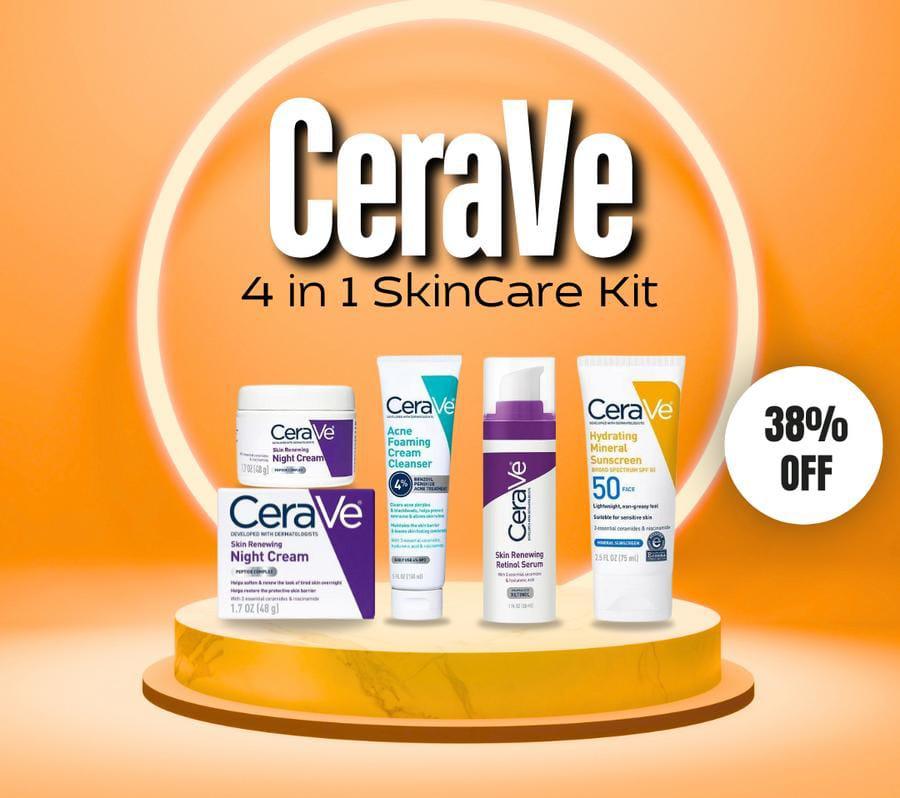 CeraVe 4-in-1 Advanced Skincare Bundle